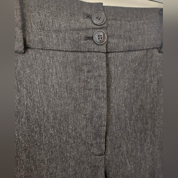 LANE BRYANT Womens Gray Work Trousers Slightly Tapered Size 16 - Picture 2 of 5